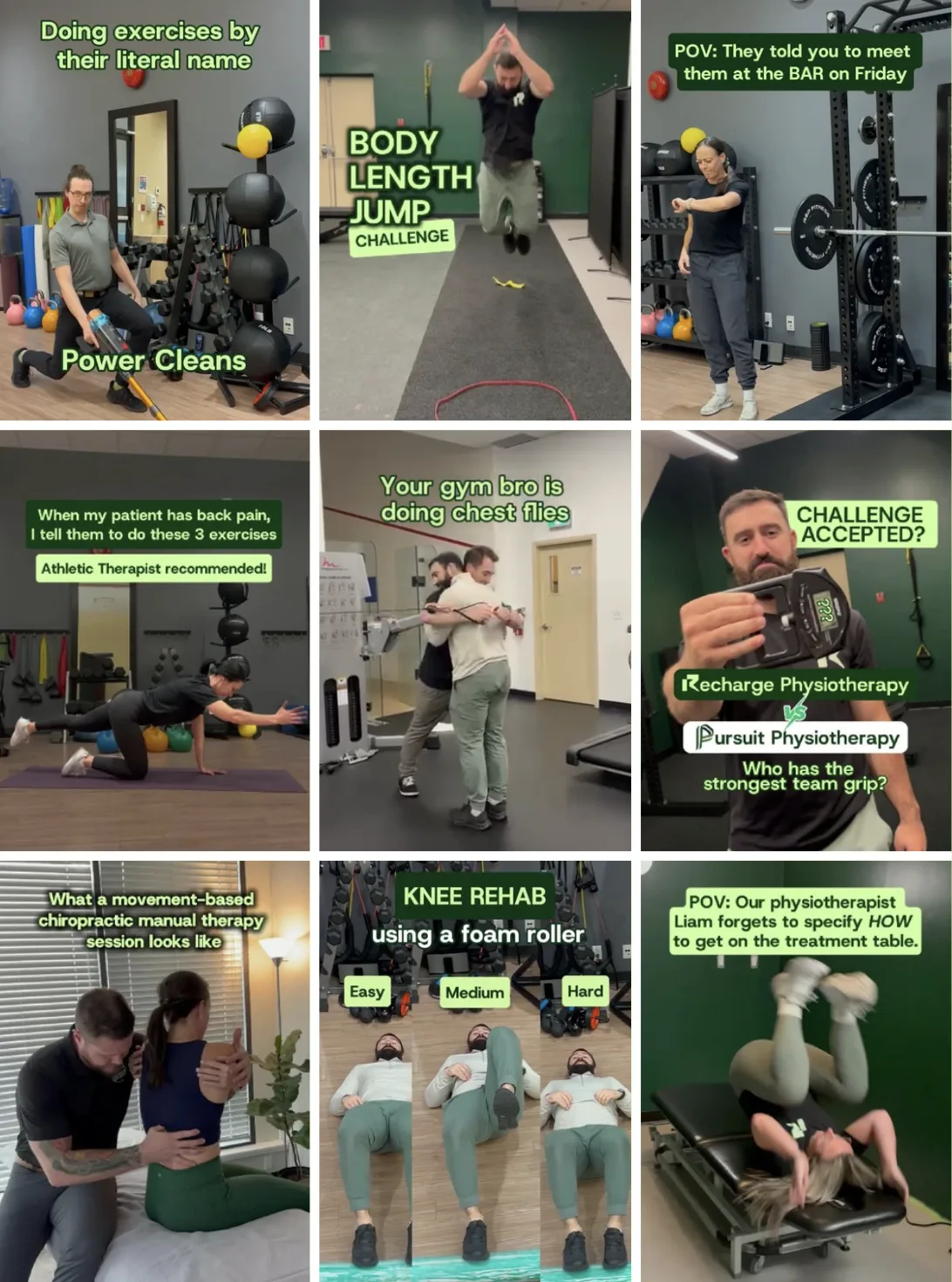 Mock recharge ig grid